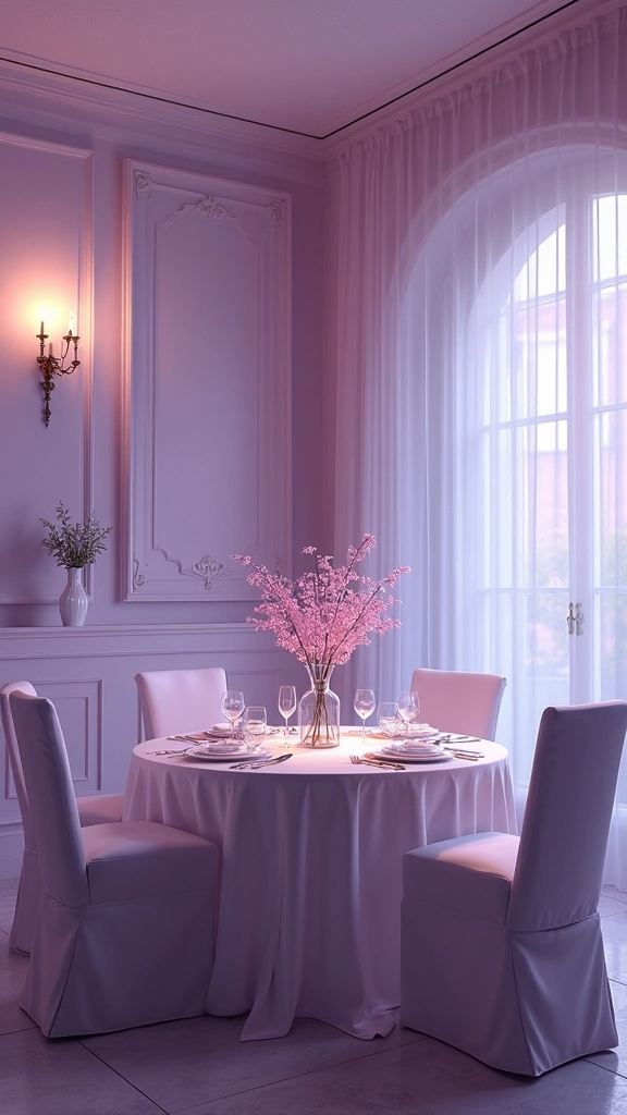 44 Dining Room Paint Colors That Change the Mood Instantly - 30. Purple Haze