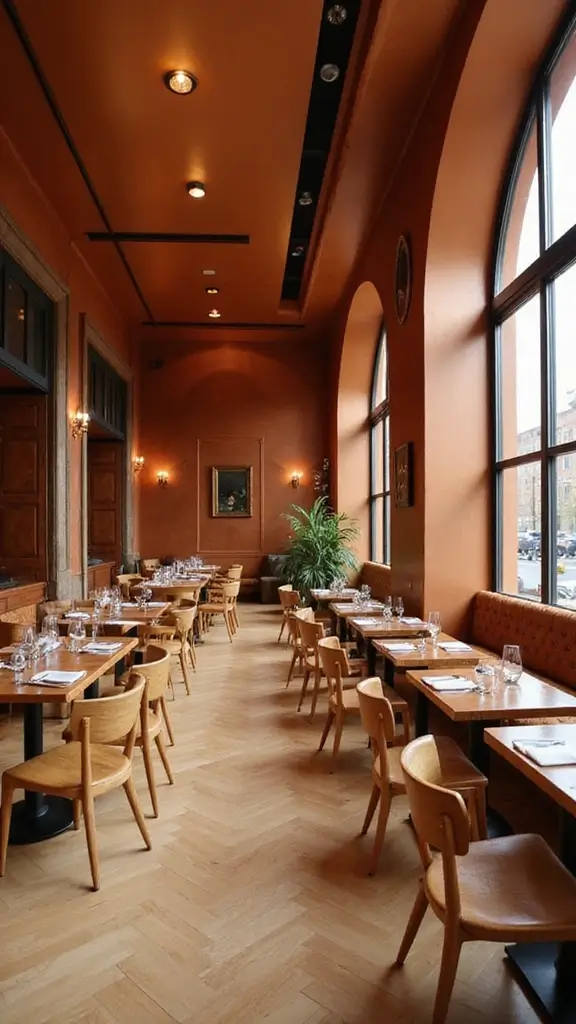 44 Dining Room Paint Colors That Change the Mood Instantly - 34. Warm Copper