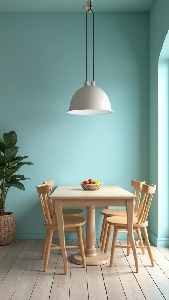 44 Dining Room Paint Colors That Change the Mood Instantly - 43. Ocean Blue