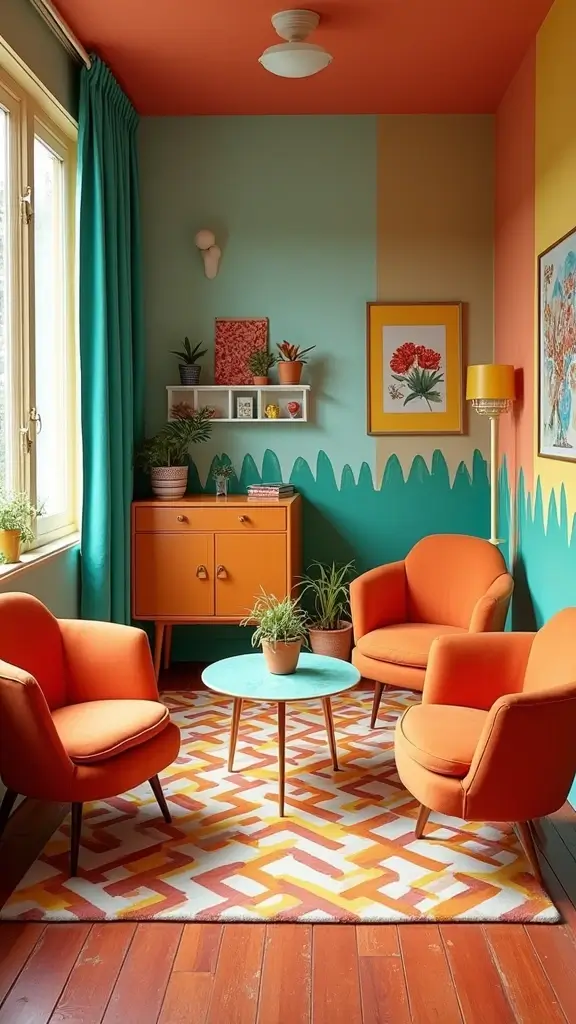 44 House Interior Design Styles That Never Go Out of Trend - 27. Retro Style