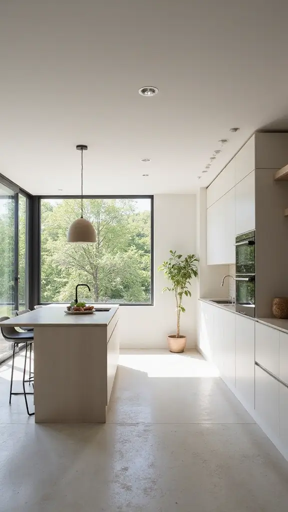 44 Minimalist House Design Interior Inspiration for a Calm Space - 14. Spacious Kitchens