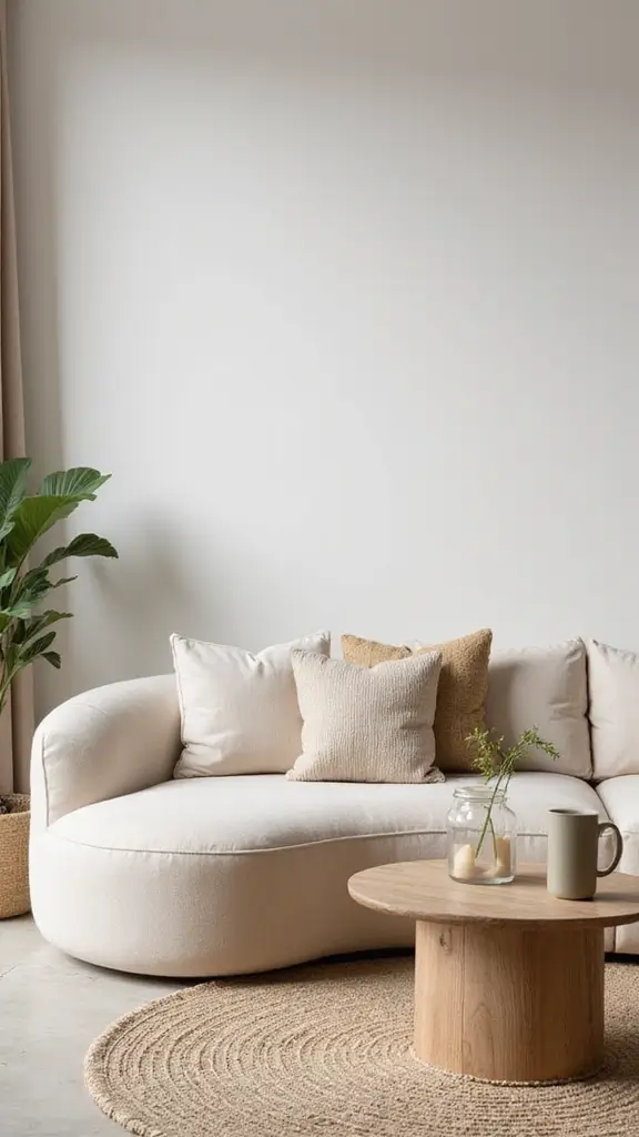 44 Minimalist House Design Interior Inspiration for a Calm Space - 17. Soft Curves