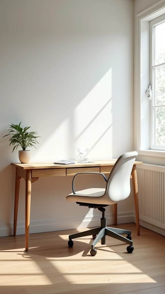 44 Minimalist House Design Interior Inspiration for a Calm Space - 28. Personal Workspace