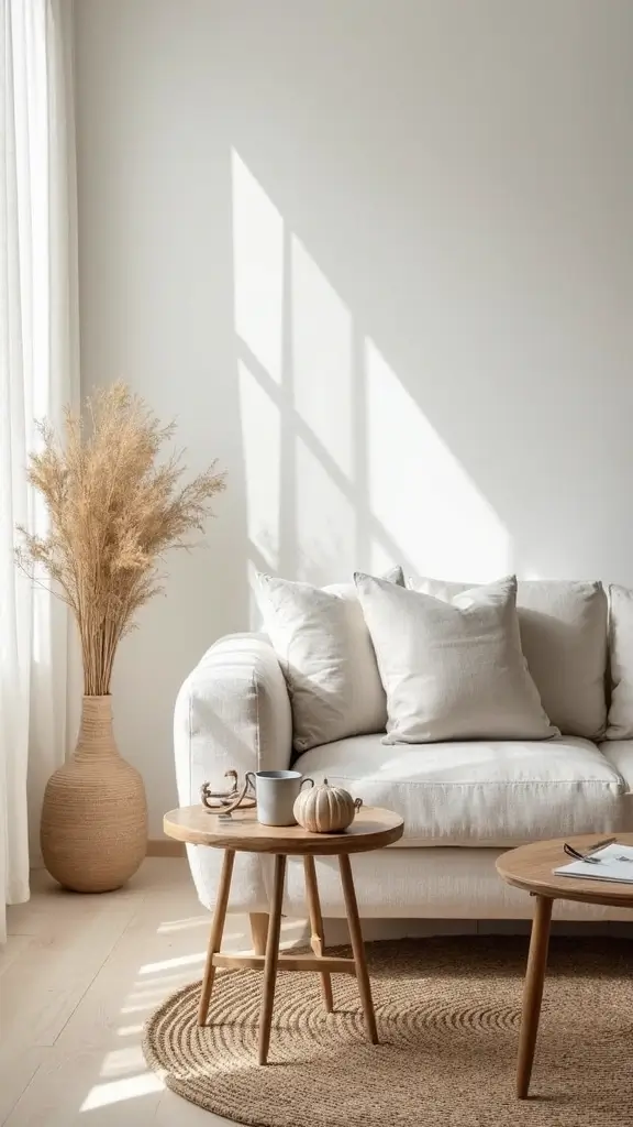 44 Minimalist House Design Interior Inspiration for a Calm Space - 29. Seasonal Decor Changes