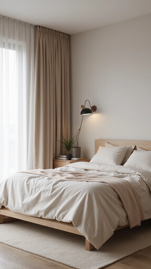 44 Minimalist House Design Interior Inspiration for a Calm Space - 35. Sophisticated Bedroom Design