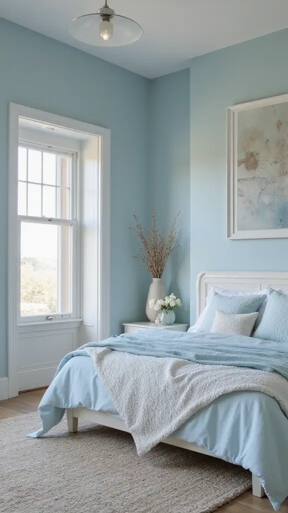 44 Minimalist House Design Interior Inspiration for a Calm Space - 43. Calming Bedroom Colors