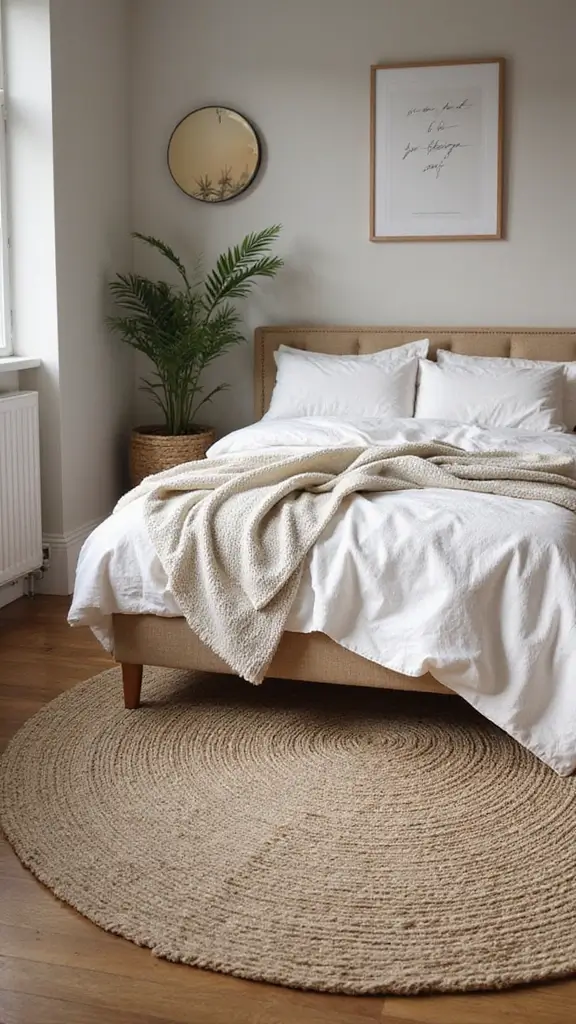 44 Room Arrangement Ideas Bedroom Layouts That Maximize Comfort - 12. Use Area Rugs to Define Spaces