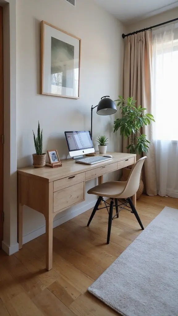 44 Room Arrangement Ideas Bedroom Layouts That Maximize Comfort - 22. Functional Desks for Small Spaces