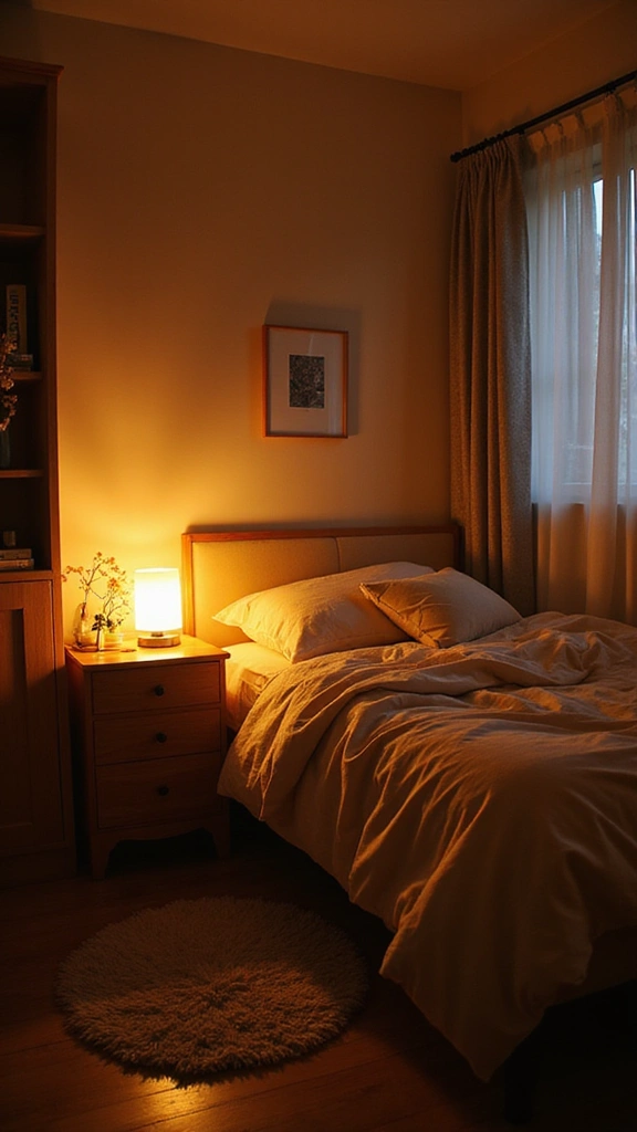 44 Room Arrangement Ideas Bedroom Layouts That Maximize Comfort - 30. Creating a Mood with Lighting