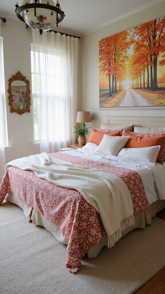 44 Room Arrangement Ideas Bedroom Layouts That Maximize Comfort - 43. Seasonal Switches with Textiles