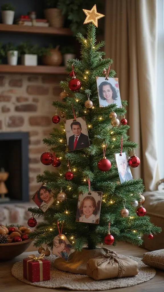 44 Small Apartment Christmas Decor Ideas That Spark Joy - 25. Memory Ornaments