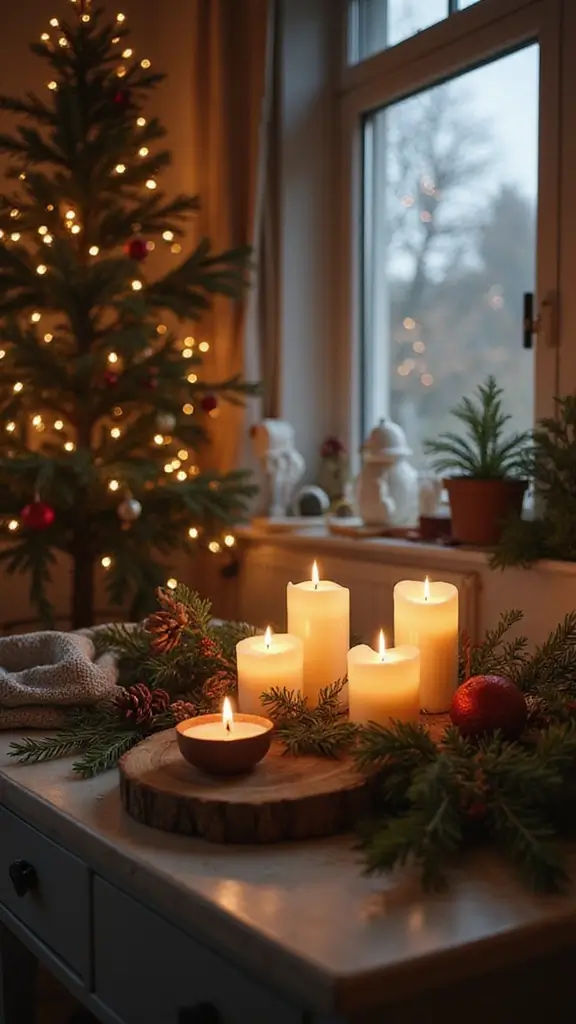 44 Small Apartment Christmas Decor Ideas That Spark Joy - 28. Spice Up Your Decor with Holiday Scents