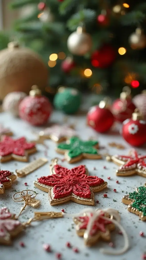 44 Small Apartment Christmas Decor Ideas That Spark Joy - 4. DIY Ornaments