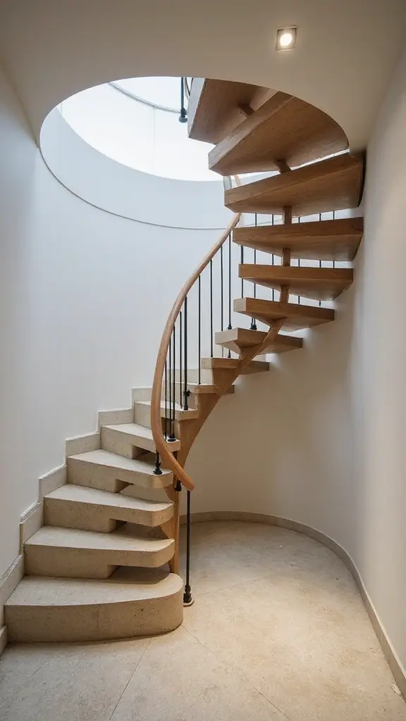 44 Small House Design Architecture Plans That Maximize Space - 11. Innovative Staircase Designs