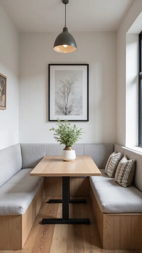 44 Small House Design Architecture Plans That Maximize Space - 18. Integrated Dining Solutions