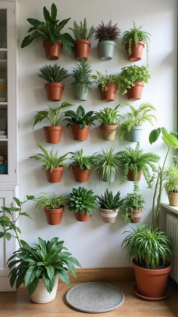 44 Small House Design Architecture Plans That Maximize Space - 19. Vertical Gardening Techniques