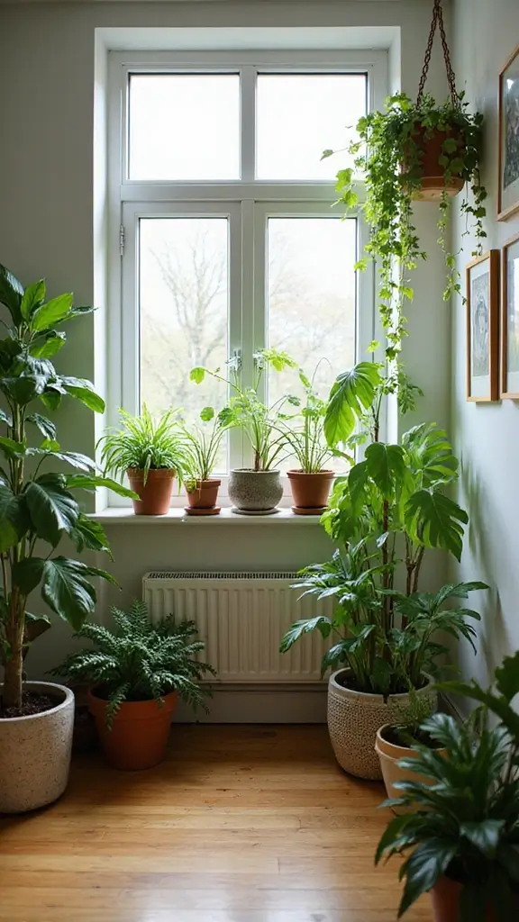 44 Small House Design Architecture Plans That Maximize Space - 21. Lush Indoor Spaces with Plants