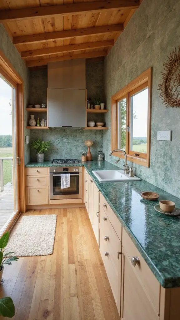 44 Small House Design Architecture Plans That Maximize Space - 9. Sustainable Materials in Design