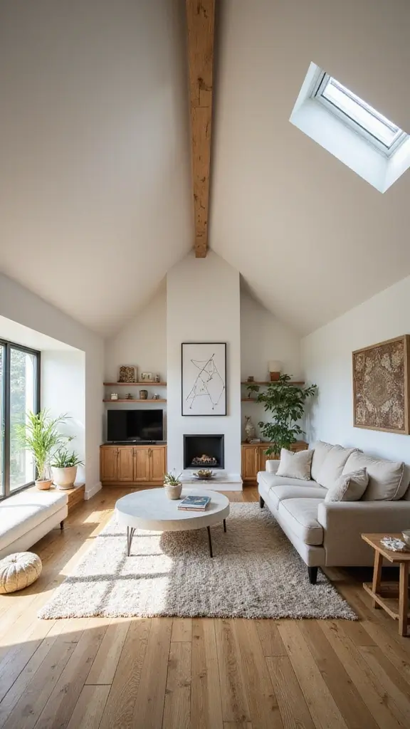 44 Vaulted Ceiling Living Room Ideas That Open Up Space - 19. Multi-Functional Spaces