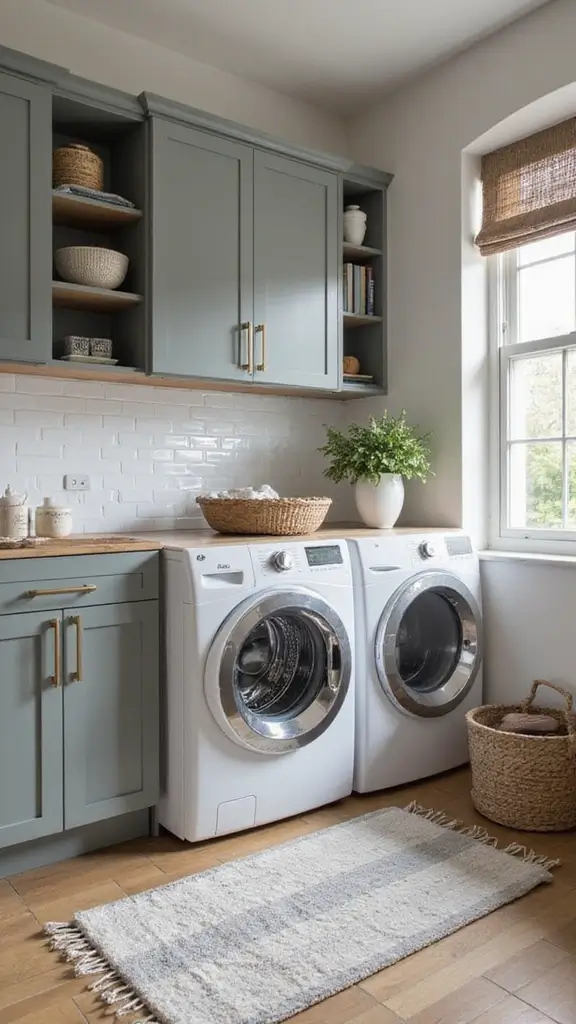45 Laundry Room Layout Floor Plans That Save Time and Stress - 24. Stylish Laundry Appliances