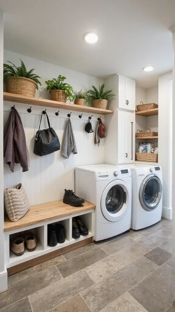 45 Laundry Room Layout Floor Plans That Save Time and Stress - 7. The Laundry Mudroom Combo