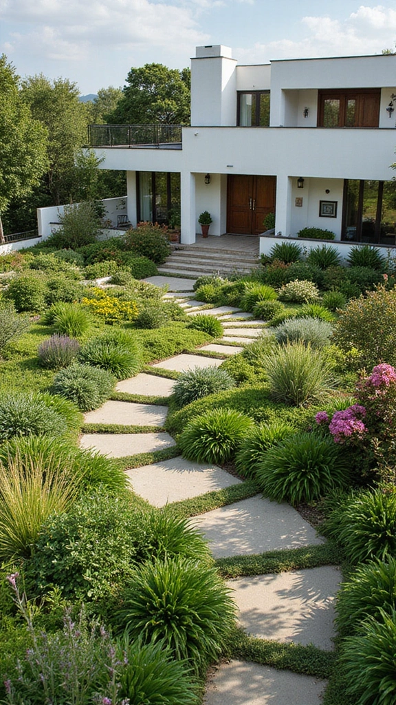 45 Modern Mediterranean Homes Exterior Styles That Shine - 32. Green Roofs