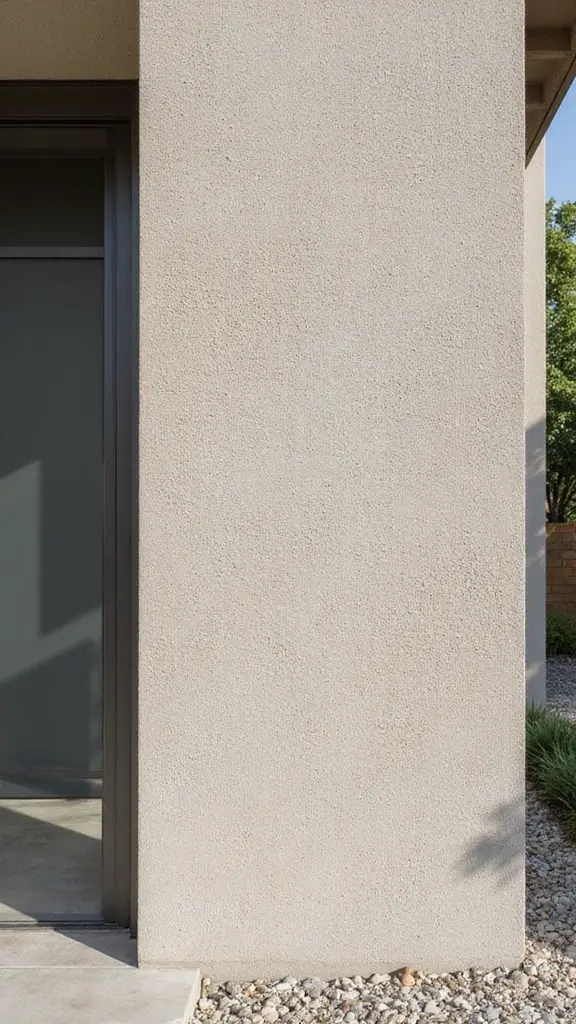 45 Modern Mediterranean Homes Exterior Styles That Shine - 36. Textured Concrete Surfaces