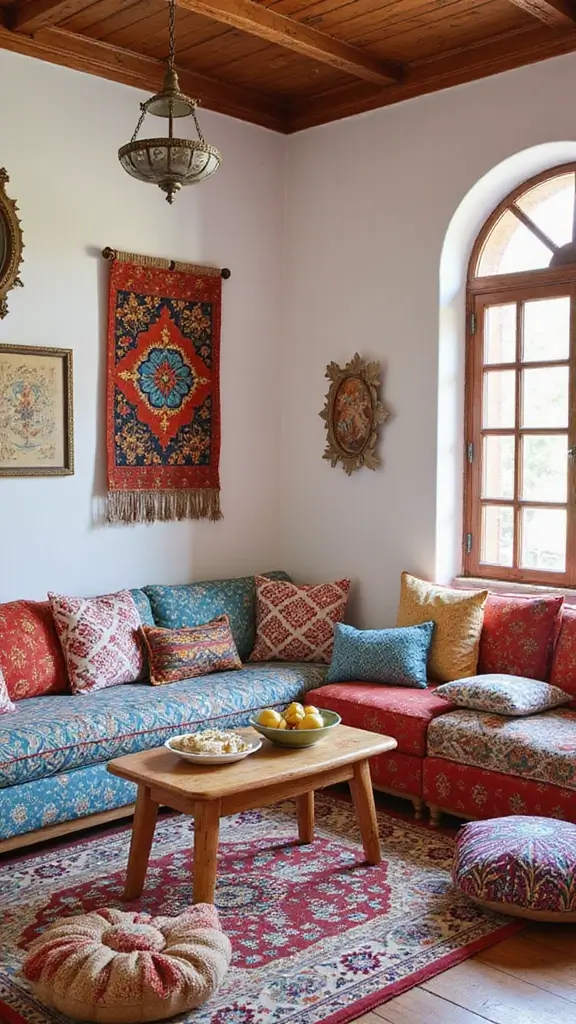 45 Modern Mediterranean Interior Design Ideas Full of Charm - 18. Mixing Patterns