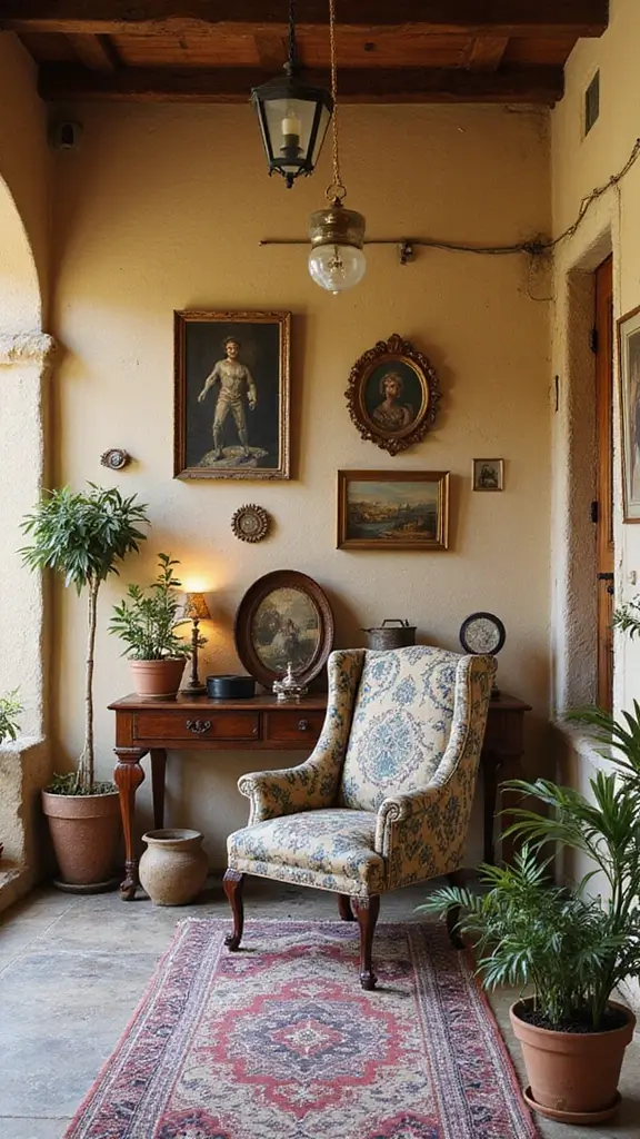 45 Modern Mediterranean Interior Design Ideas Full of Charm - 20. Vintage Finds