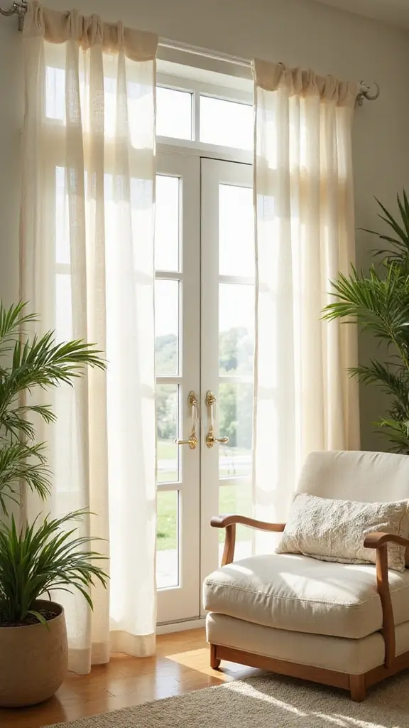 45 Modern Mediterranean Interior Design Ideas Full of Charm - 3. Airy Window Treatments