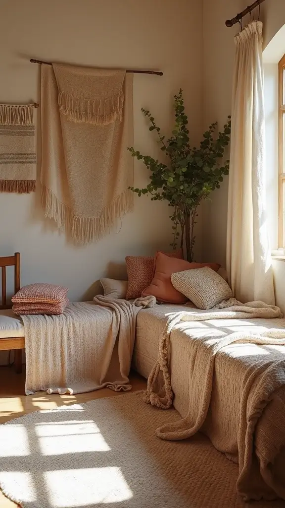 45 Modern Mediterranean Interior Design Ideas Full of Charm - 33. Textiles with a Story