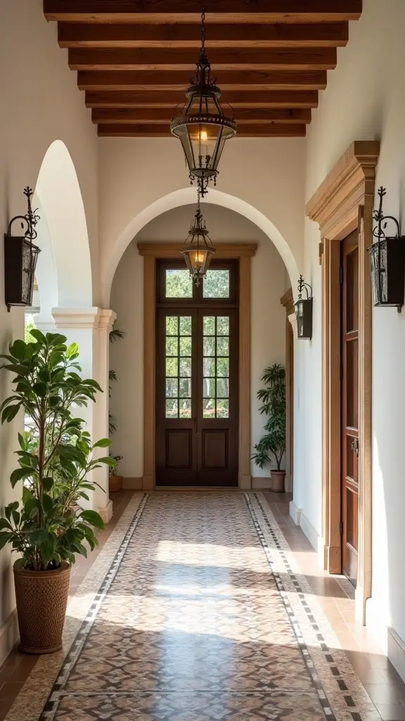45 Modern Mediterranean Interior Design Ideas Full of Charm - 38. Beautifully Designed Entryways