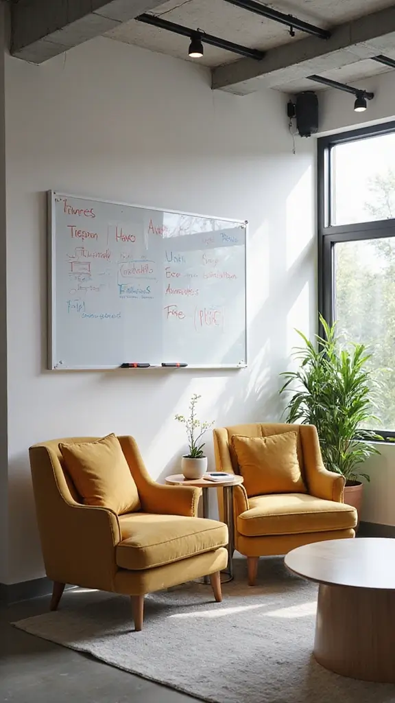 45 Office Interior Design Modern Styles for a Productive Space - 13. Collaboration Zones