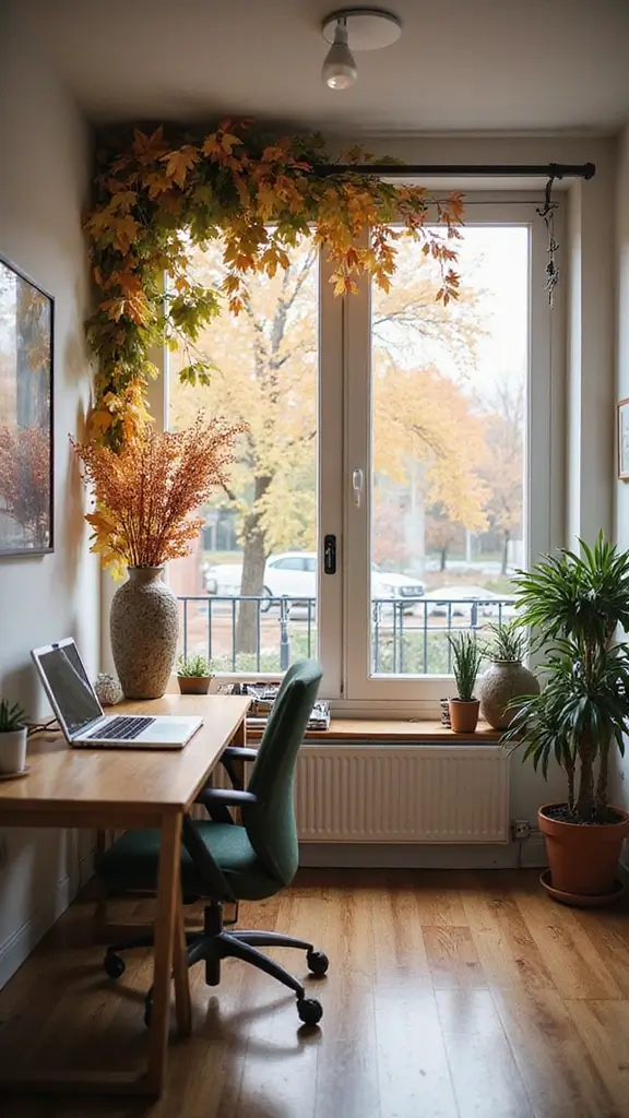 45 Office Interior Design Modern Styles for a Productive Space - 23. Seasonal Decor Changes