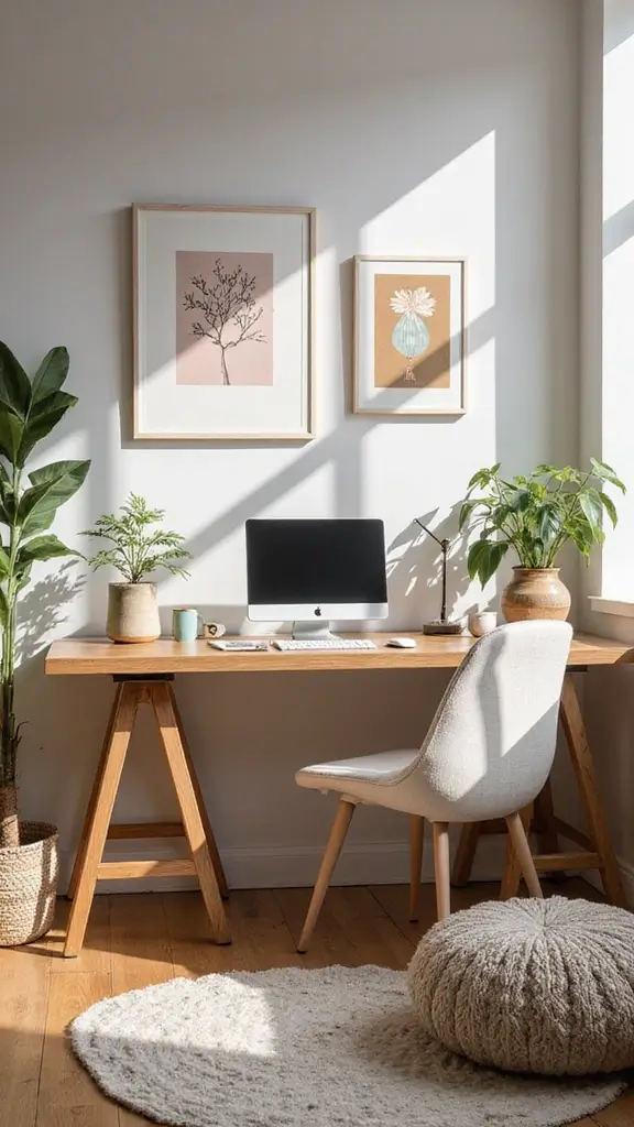 45 Office Interior Design Modern Styles for a Productive Space - 37. Homey Touches