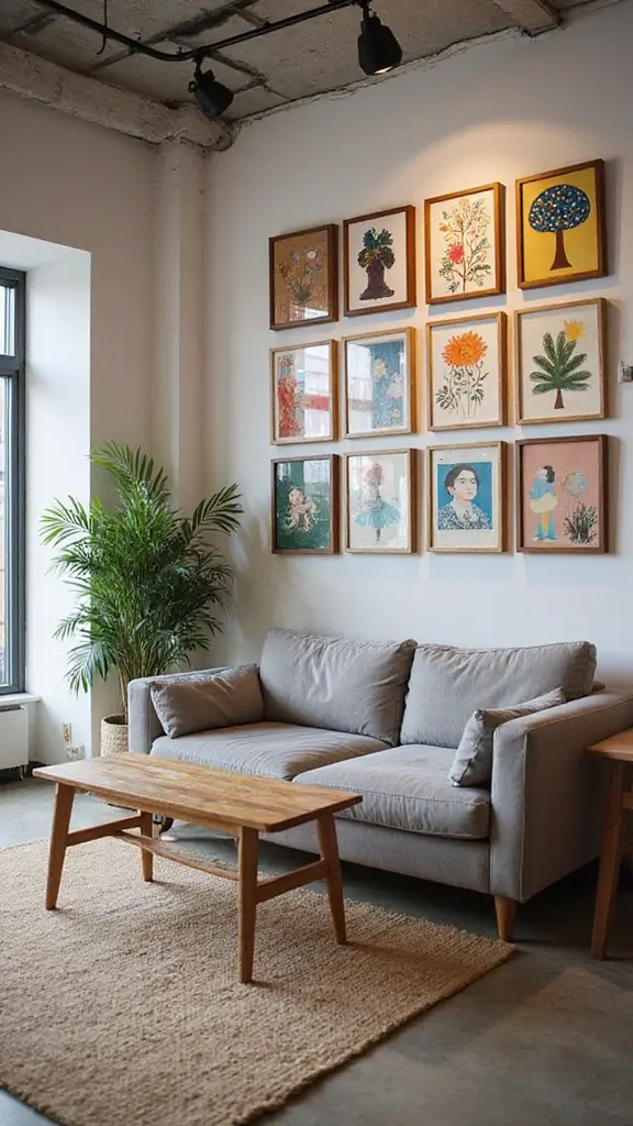 45 Office Interior Design Modern Styles for a Productive Space - 42. Local Art Showcase