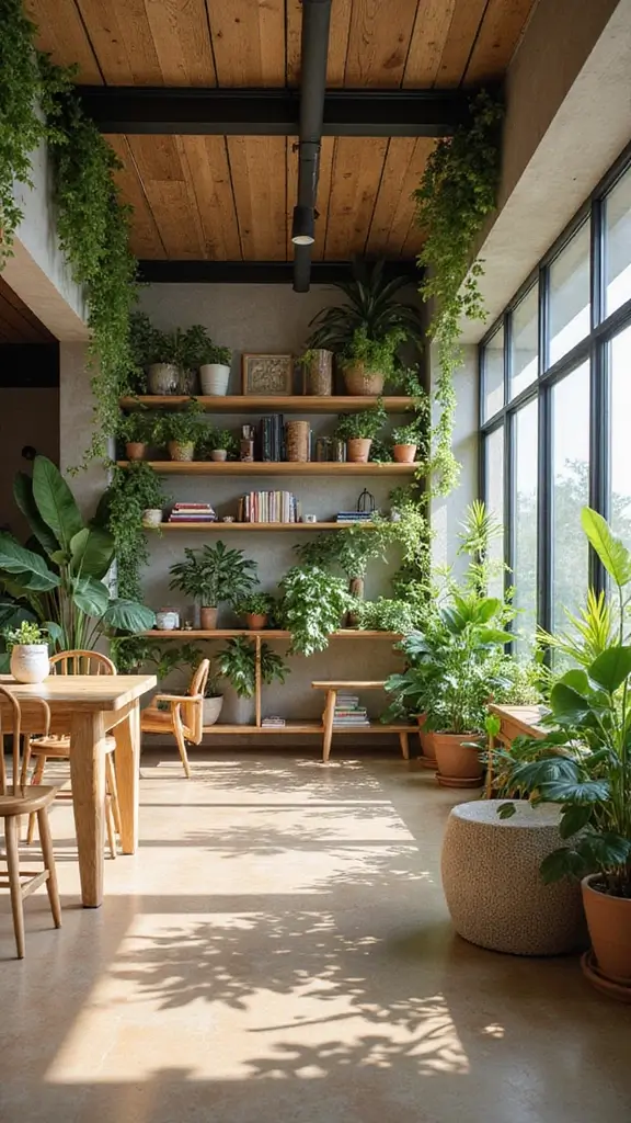 45 Office Interior Design Modern Styles for a Productive Space - 7. Eco-Friendly Materials