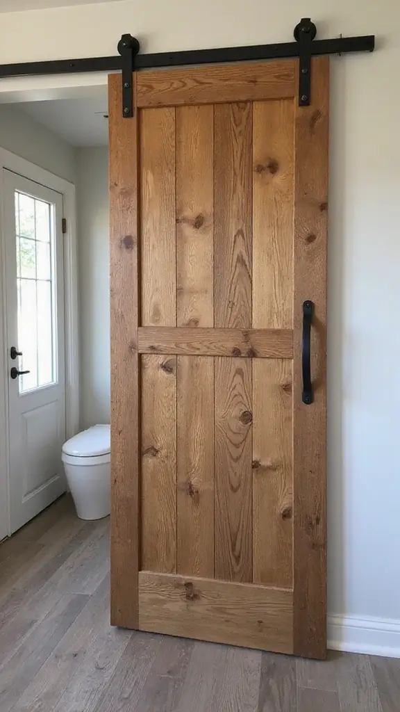 45 Rustic Home Decor Ideas That Feel Warm & Natural - 13. Barn Doors