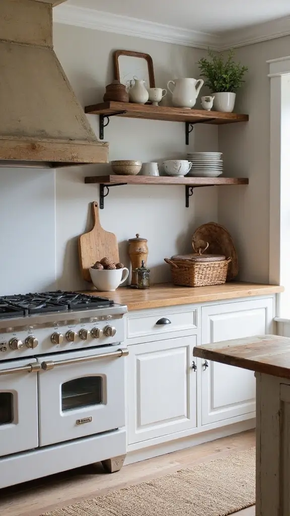 45 Rustic Home Decor Ideas That Feel Warm & Natural - 24. Farmhouse Kitchen Decor