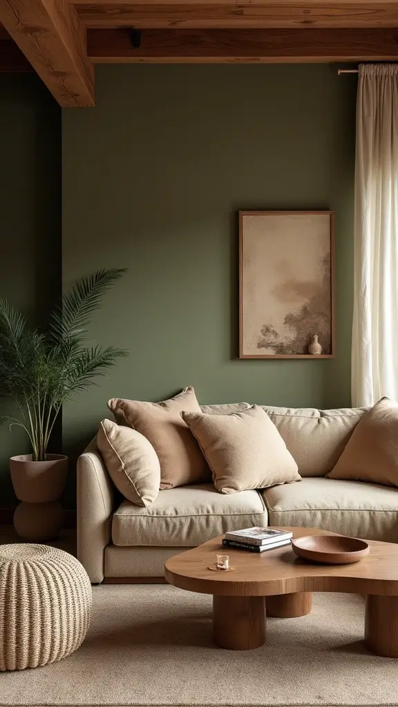45 Rustic Home Decor Ideas That Feel Warm & Natural - 31. Earthy Color Palettes