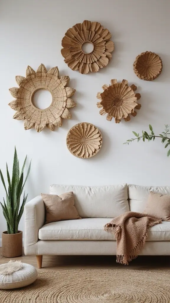 45 Rustic Home Decor Ideas That Feel Warm & Natural - 43. Rustic Wall Hangings