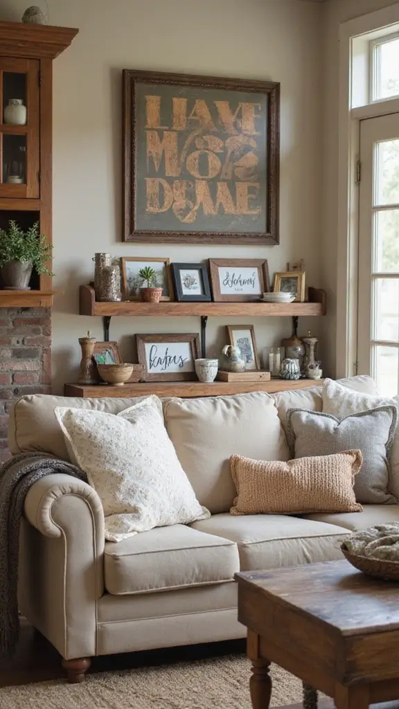 45 Rustic Home Decor Ideas That Feel Warm & Natural - 45. Personalized Rustic Decor