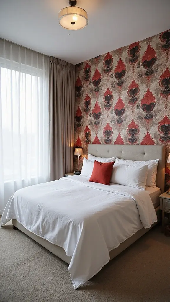 45 Small Bedroom Layout Ideas to Make Any Space Feel Bigger - 18. Use of Accent Walls