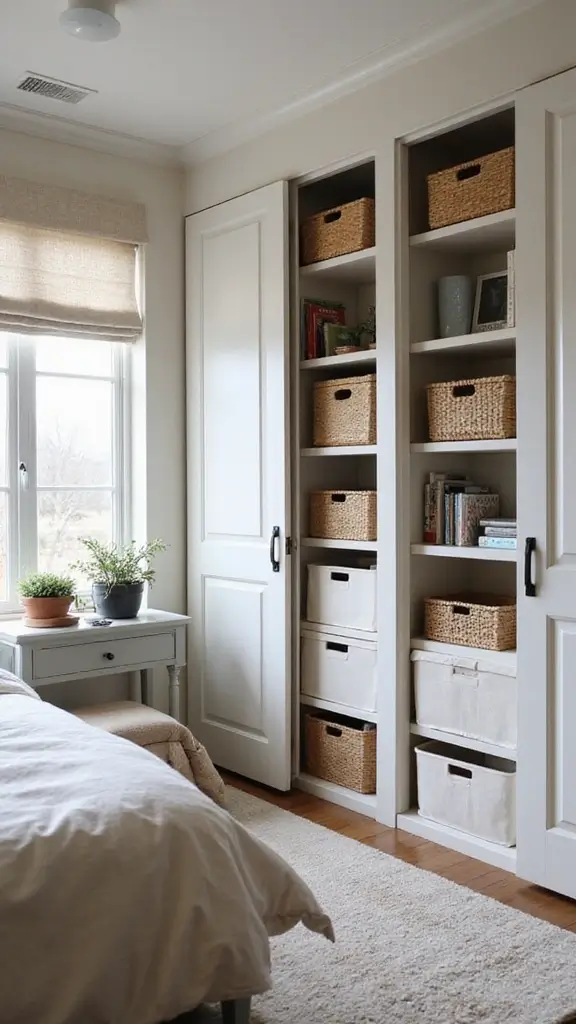 45 Small Bedroom Layout Ideas to Make Any Space Feel Bigger - 20. Utilize Hidden Spaces