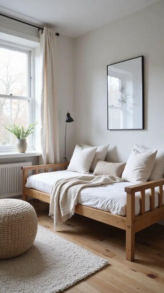 45 Small Bedroom Layout Ideas to Make Any Space Feel Bigger - 23. Use a Daybed