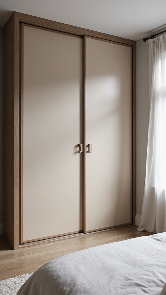 45 Small Bedroom Layout Ideas to Make Any Space Feel Bigger - 24. Sliding Doors