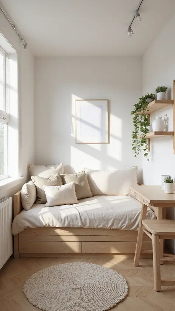 45 Small Bedroom Layout Ideas to Make Any Space Feel Bigger - 3. Multi-Functional Furniture