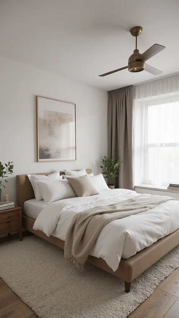 45 Small Bedroom Layout Ideas to Make Any Space Feel Bigger - 40. Depersonalized Space