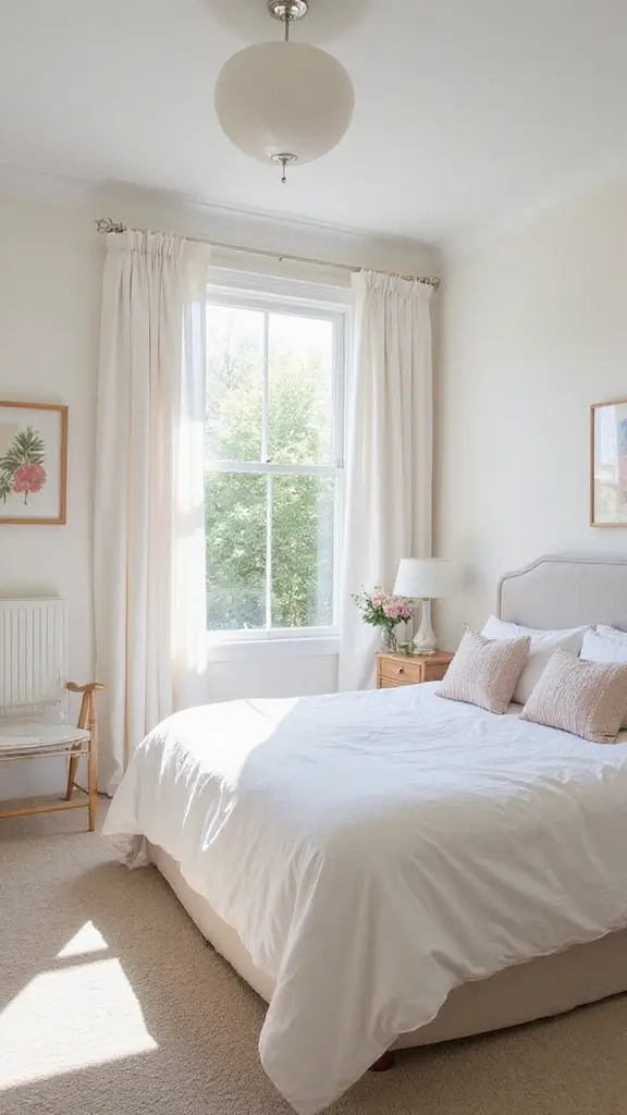 45 Small Bedroom Layout Ideas to Make Any Space Feel Bigger - 7. Light Color Palettes