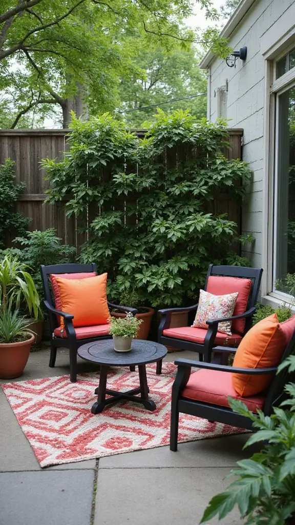 46 Black House Interior Design Looks That Make a Bold Statement - 18. Black in Outdoor Spaces